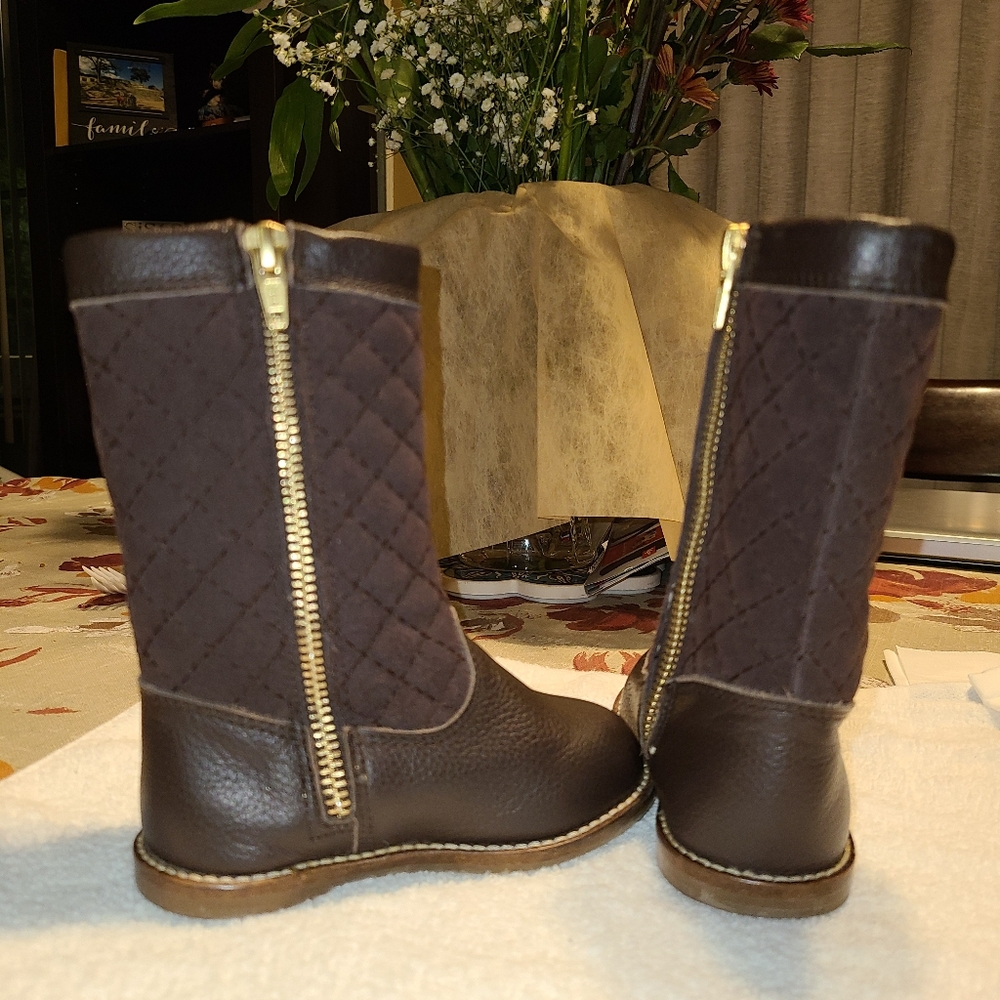 Janie and Jack Brown Riding Boots